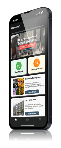 Preview of homesight app in right mode